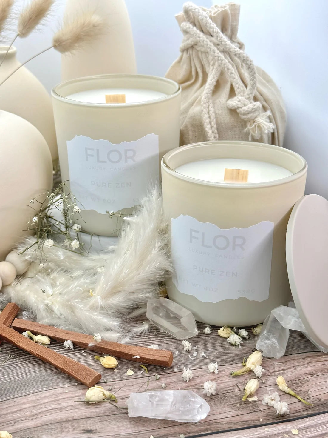 Flor Luxury Candle Pure Zen
