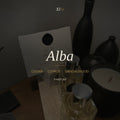 XI.11 Alba Parfum — square amber glass bottle with silver cap, 100ml