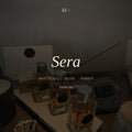 XI.11 Sera Parfum — square amber glass bottle with silver cap, 100ml