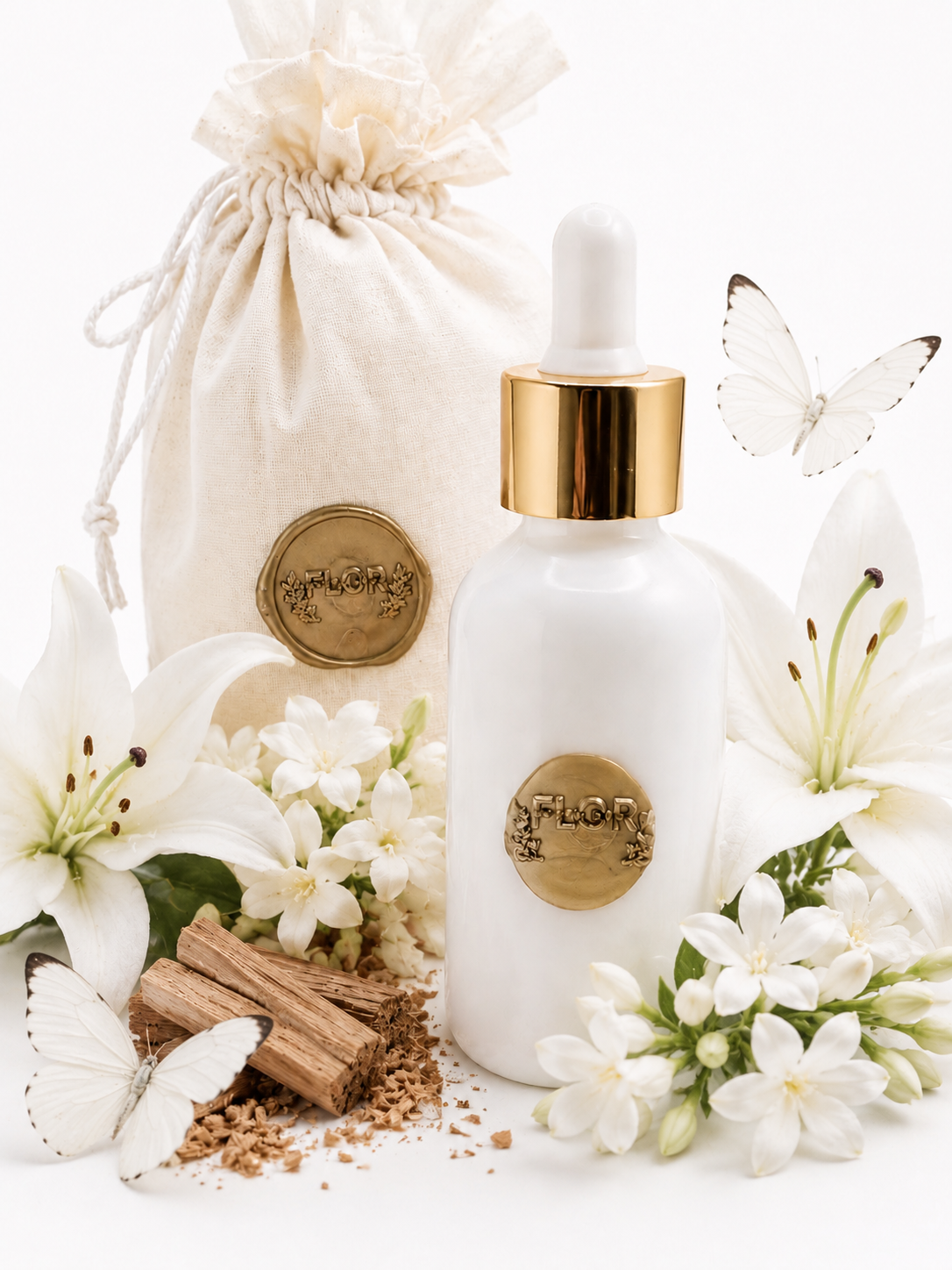 White Butterfly Luminous Body Oil